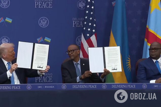 Трамп зупинив ще одну війну? Руанда і ДР Конго підписали мирну угоду за посередництва США. Відео